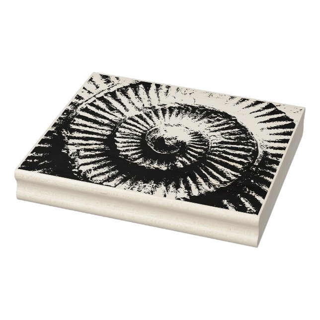 Whitby Ammonite Gummistempel (Stempel)