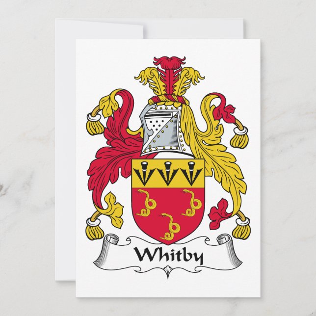 Whitby Familienwappen (Vorderseite)