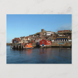 Whitby mit altes Lifeboat-Haus Postkarte