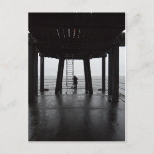 Whitby Pier Postkarte