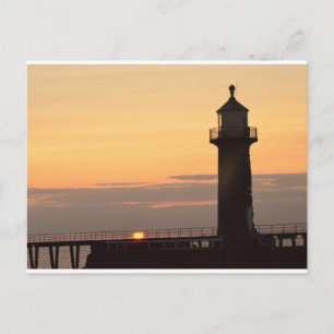 Whitby Sunrise Postkarte