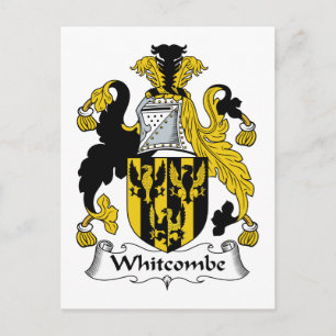 Whitcombe Familienwappen Postkarte