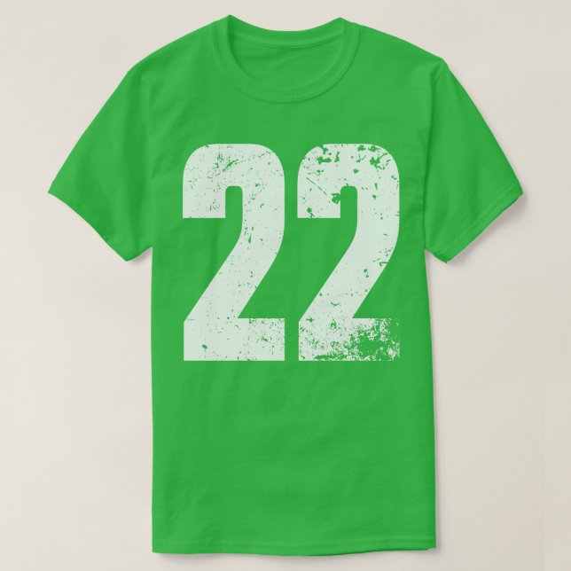 White 22 Jersey Number Iowa BP17 TShirt (Design vorne)