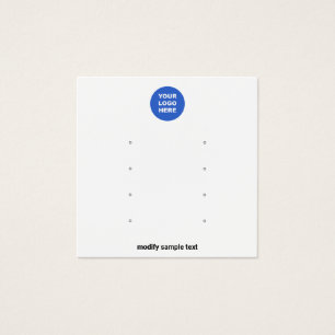 White Add Logo Multiple 8 Stuhl Ohrloch