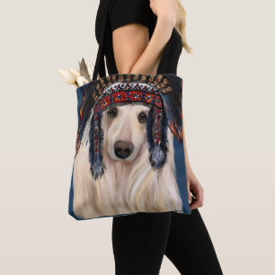White Afghan Hound