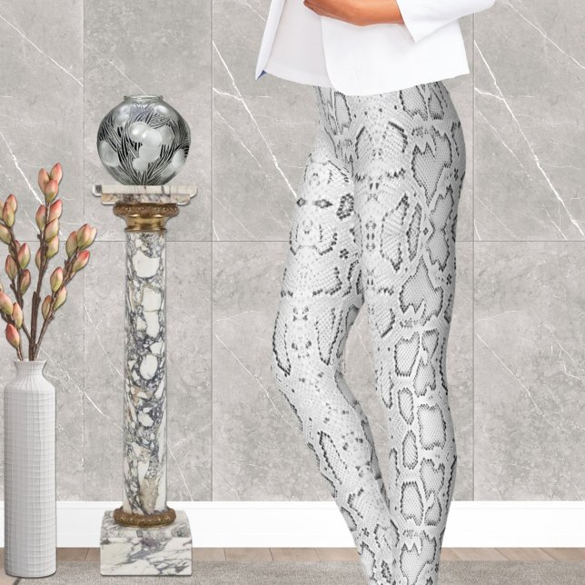 White Anaconda Snakeskin Leggings (Von Creator hochgeladen)