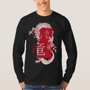 White Ancient Dragon Harajuku Zodiac (japanische C T-Shirt