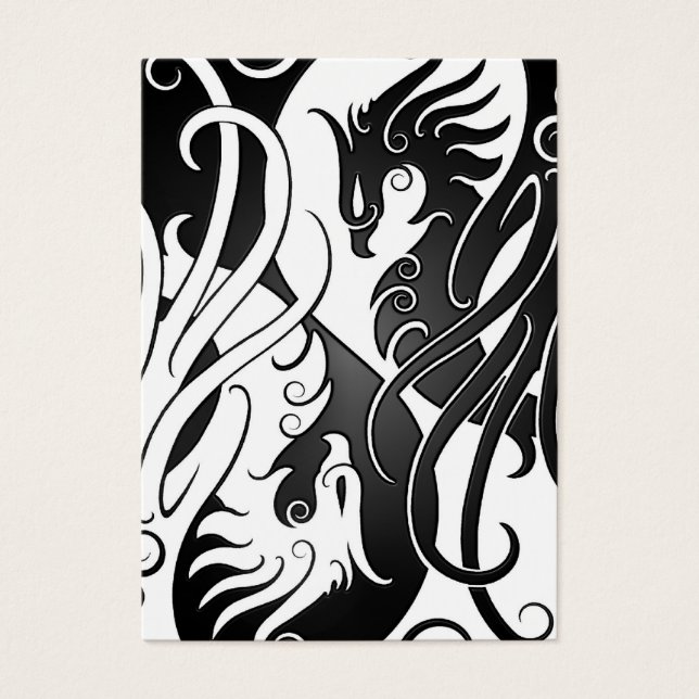 White and Black Yin Yang Phoenix (Vorderseite)