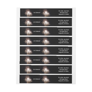 White and Gold Fireworks I Patriotic Celebration