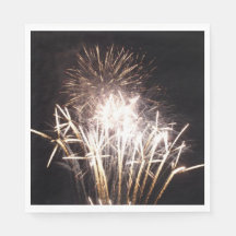 White and Gold Fireworks I Patriotic Celebration