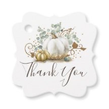 White and Gold Pumpkins Fall Danke