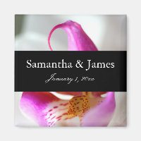 White and Lila Orchid Personal Wedding