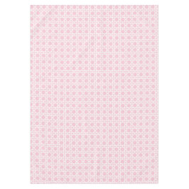 White and Pink Cane Webbing Tischdecke