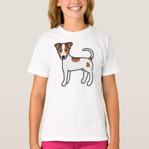 White and Tan Smooth Coat Parson Russell Terrier T-Shirt