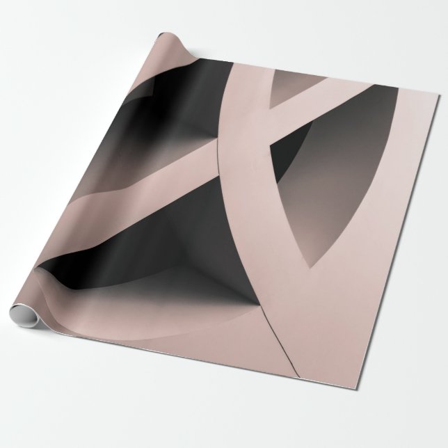 WHITE ARCHITECTURAL DESIGN GESCHENKPAPIER (Ungerollt)