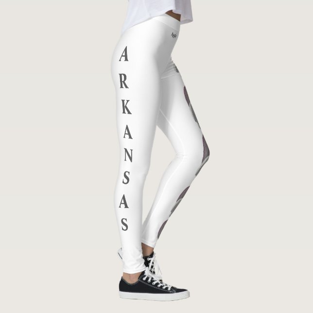 White Arkansas Staat Blume Apple Blossom Leggings (Rechts)