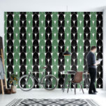 White Art Deco Muster auf grünen schwarzen Streife Tapete<br><div class="desc">Die Streifen sind grün und schwarz und mit einem Deko-Muster-Overlay aus weißer Kunst nahtlos. Sie können die Farben grün und schwarz Streifen ändern.</div>