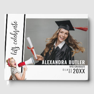 White Autograph Keepake Class of 2023 Abschluss Gästebuch