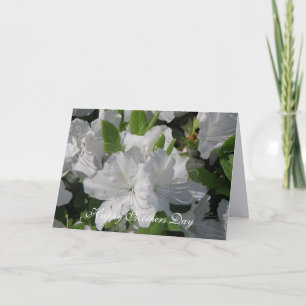 White Azaleas Mütter Day Card Karte