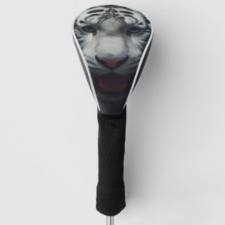 White Bangle Tiger Golf Headcover