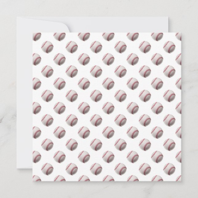 White Baseballs Hintergrund Baseball Balls Sport (Vorderseite)