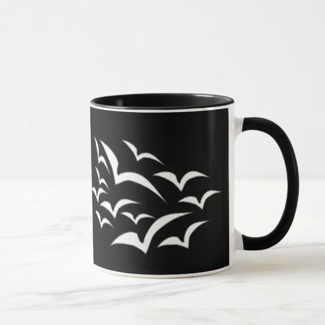 White Bat Cloud-Tasse Tasse (Rechts)
