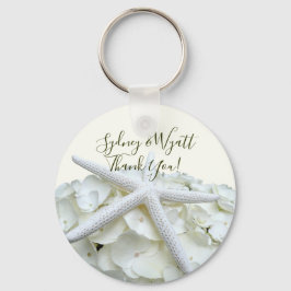 White Beach Hochzeit Starfish Favoriten Schlüsselr Schlüsselanhänger
