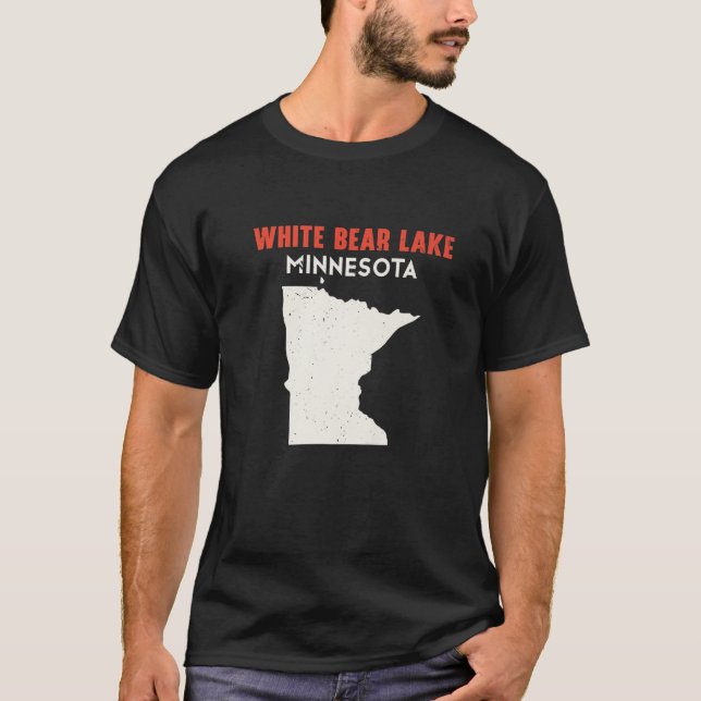 White Bear Lake Minnesota USA Staat Amerika Reisen T-Shirt (Vorderseite)