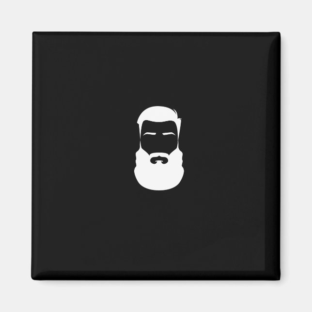 White Beard Magnet (Vorne)