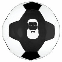 White Beard Soccer Ball