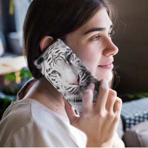 White Bengalisch Tiger Fotografy Name   Schwarz Case-Mate iPhone Hülle