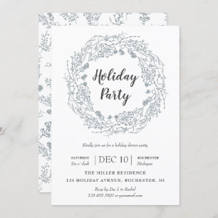 White Berries Urlaubskreit Party Einladung