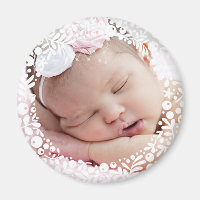 White Berry Gerahmt Baby Foto