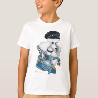 White Biker T-Shirt