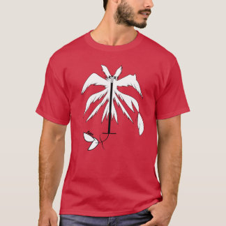 White Bird Anime-Geek-Geschenkdesign T-Shirt