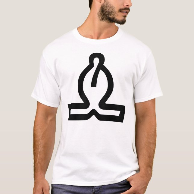 White Bishop T-Shirt (Vorderseite)