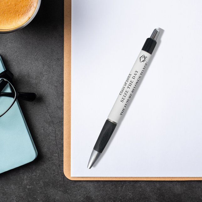 White Black Inspiration Zitat Abschluss Kugelschreiber (Von Creator hochgeladen)