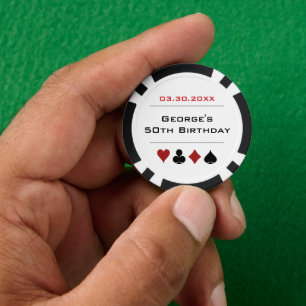 White Black Las Vegas Casino Poker Pokerchips
