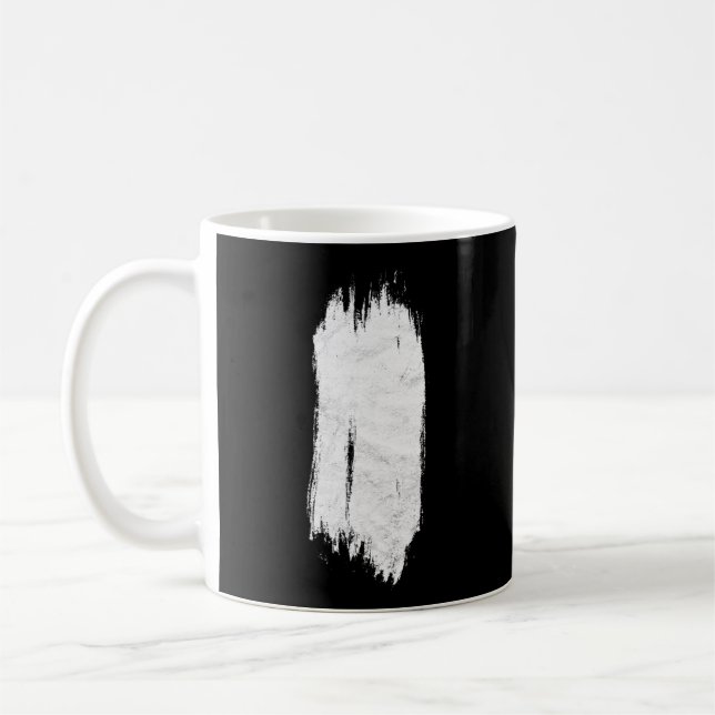 White Blaze Appalachian Trail Minimalistisches Wan Kaffeetasse (Links)