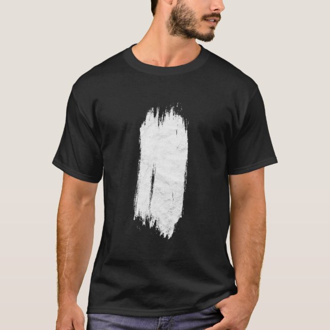 White Blaze Appalachian Trail Minimalistisches Wan T-Shirt (Vorderseite)