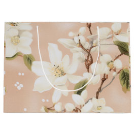 "White Blossom Gift Bag" Große Geschenktüte