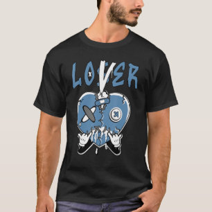 White Blue Loser Tropfen Herzstück für Männer Frau T-Shirt