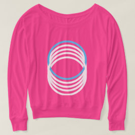 White Blue Modern Circles 4Alex T-Shirt