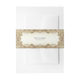 White Blume Decorative Gold Bly Band