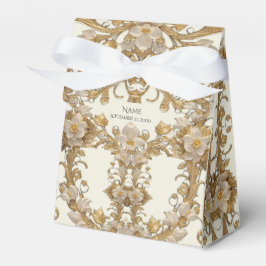 White Blume Decorative Gold Fevor Box Geschenkschachtel