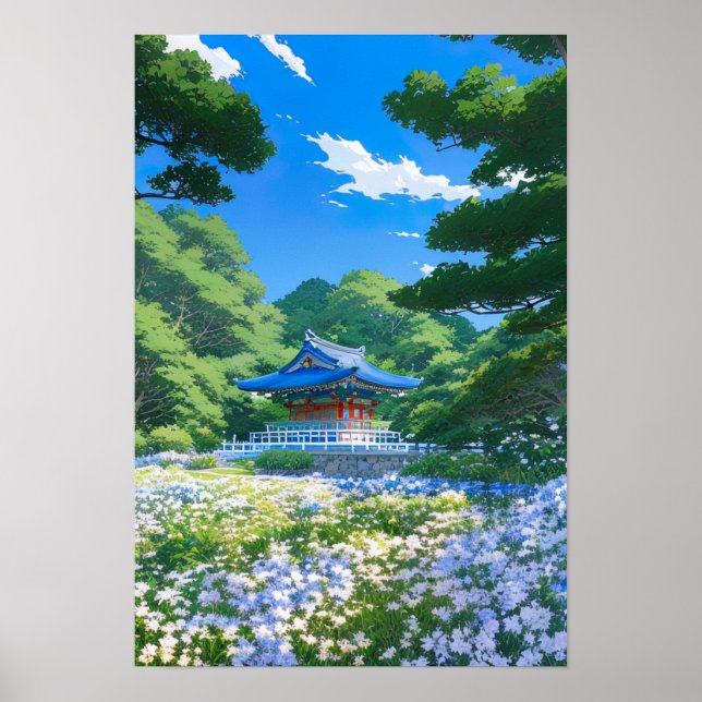 White Blume Haven Poster (Vorne)