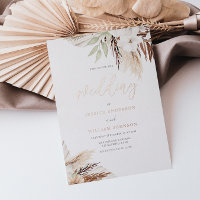 White Boho Blume zagen grüne Blätter Hochzeit
