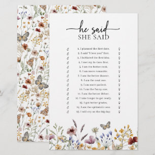 White Boho Brautparty Game