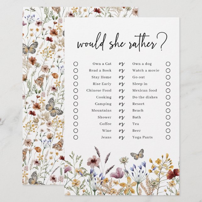 White Boho würde sie eher spielen (Vorne/Hinten)