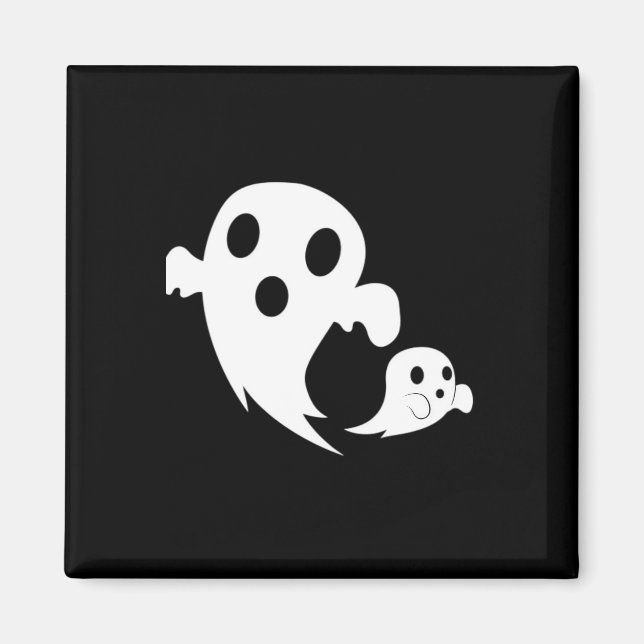 White Boo Magnet (Vorne)